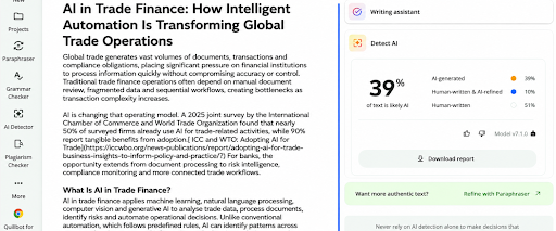 AI in trade